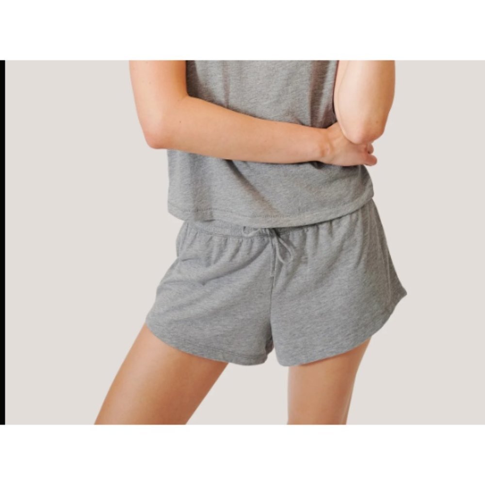 Jason Scott NWOT Heather Grey PJ Shorts women size S‎